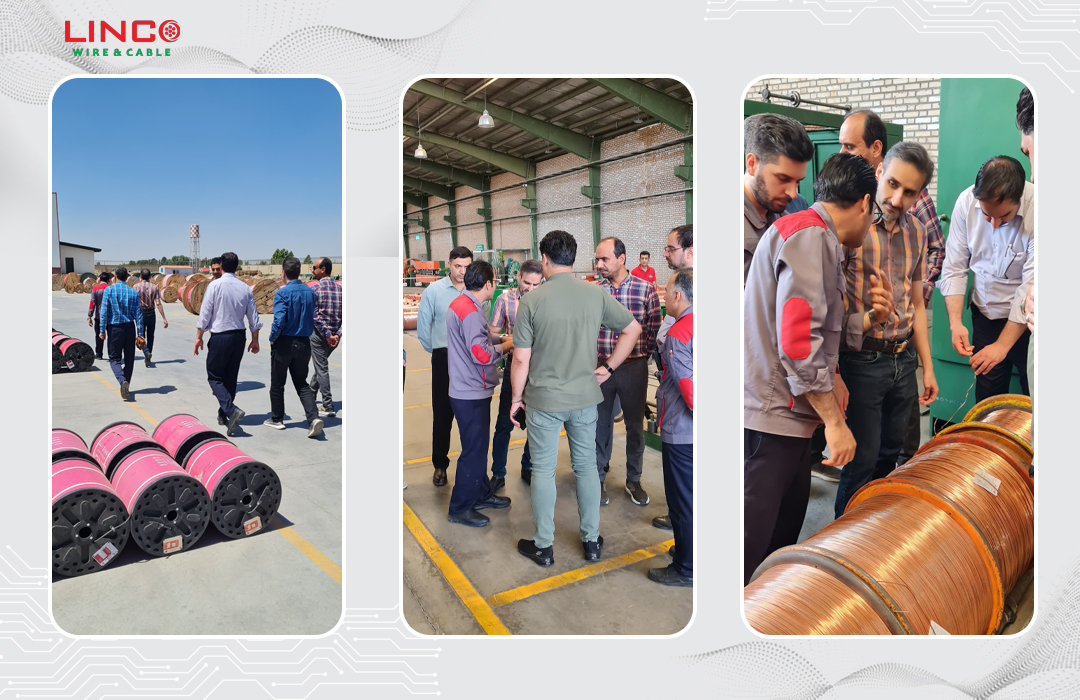 بازدید اعضای سازمان نظام مهندسی قم از سیم و کابل لینکو